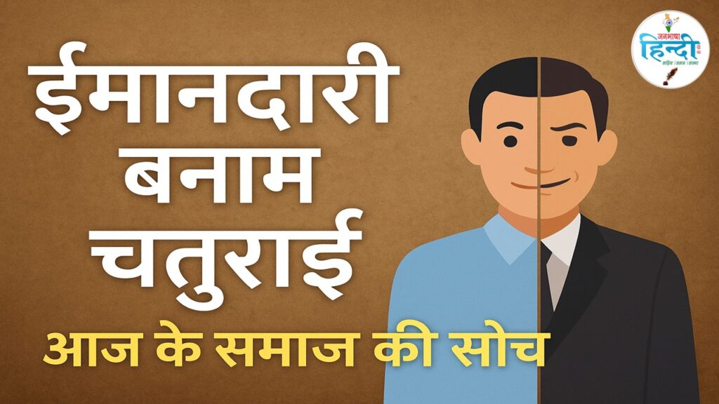 ईमानदारी बनाम चतुराई