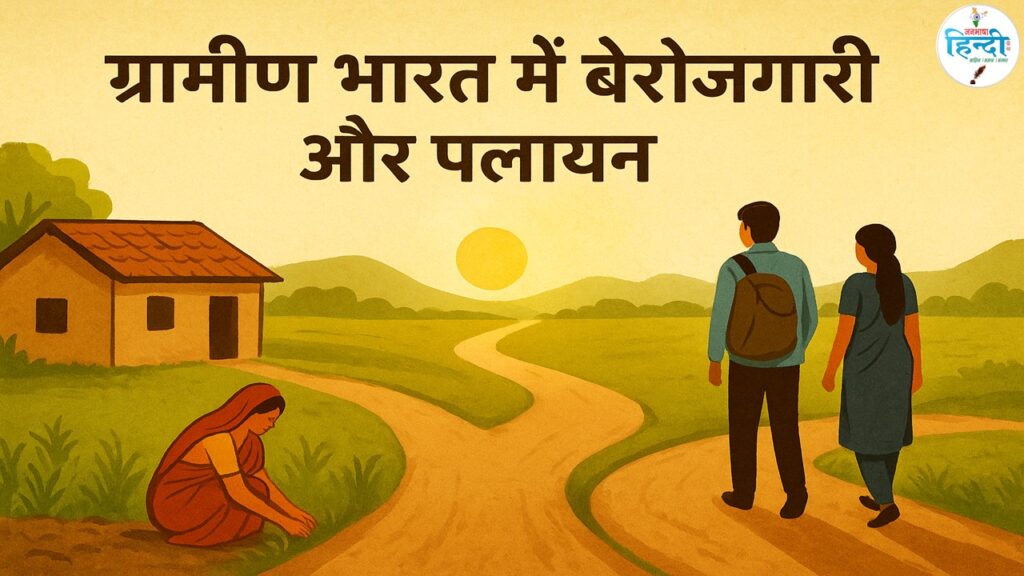ग्रामीण भारत में बेरोज़गारी