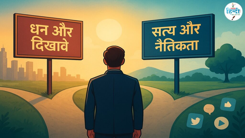 समाज में बढ़ता नैतिक पतन