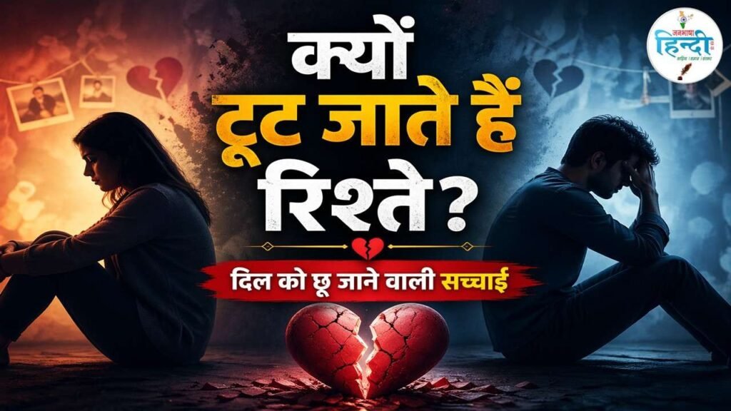 क्यों टूट जाते हैं रिश्ते