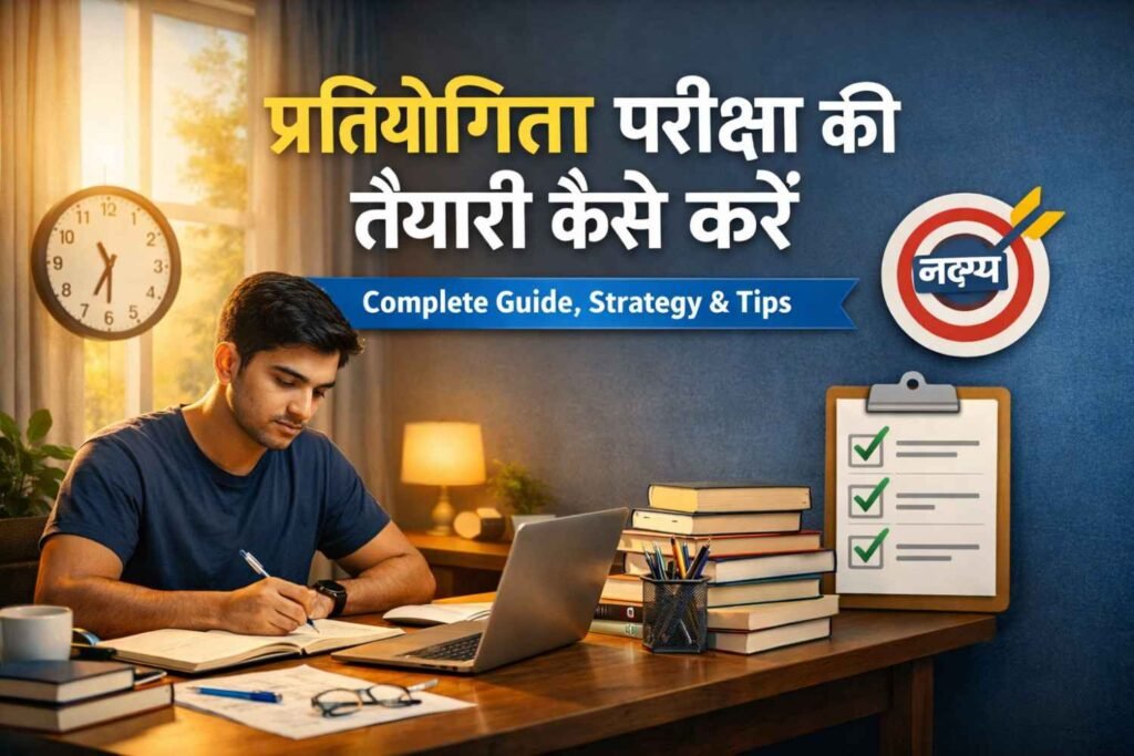 प्रतियोगिता परीक्षा की तैयारी कैसे करें