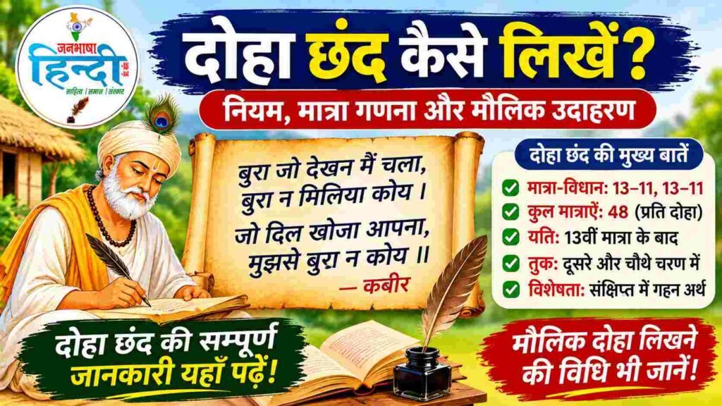 दोहा छंद कैसे लिखें