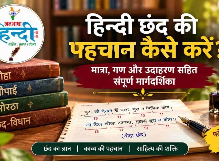 हिन्दी छंद की पहचान